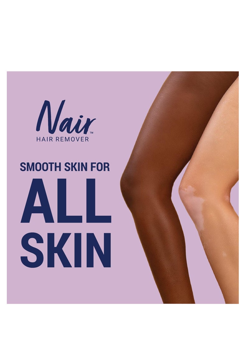 Nair - Nair Hair Removal Body Cream With Aloe and Water Lily, Leg and Body Hair Remover, 9 Oz Bottle - Image 1