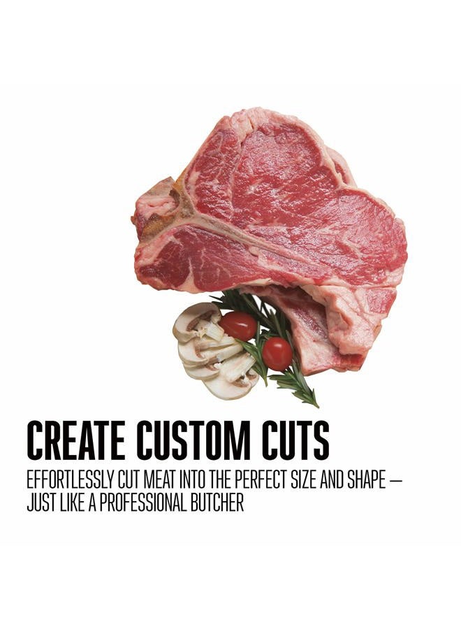 Weston Butcher Meat and Bone Saw with Stainless Steel Serrated Blade with Quick Release Handle, 22 Inch - Image 4