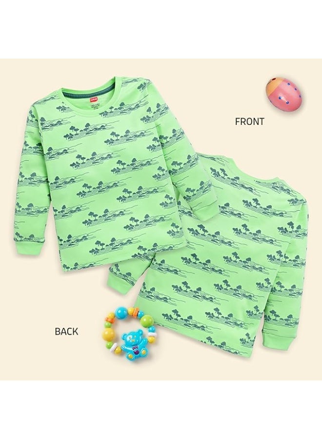 LuvLap Baby Boys Regular Fit 100% Cotton Full Sleeves Boys T-Shirts Sets, Pack of 04 - Image 2