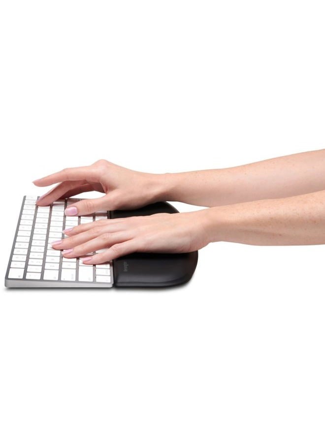 Kensington ErgoSoft Wrist Rest for Slim, Compact Keyboards, Black (K52801WW), 3.9 x 0.4 x 11.1 inches - Image 2