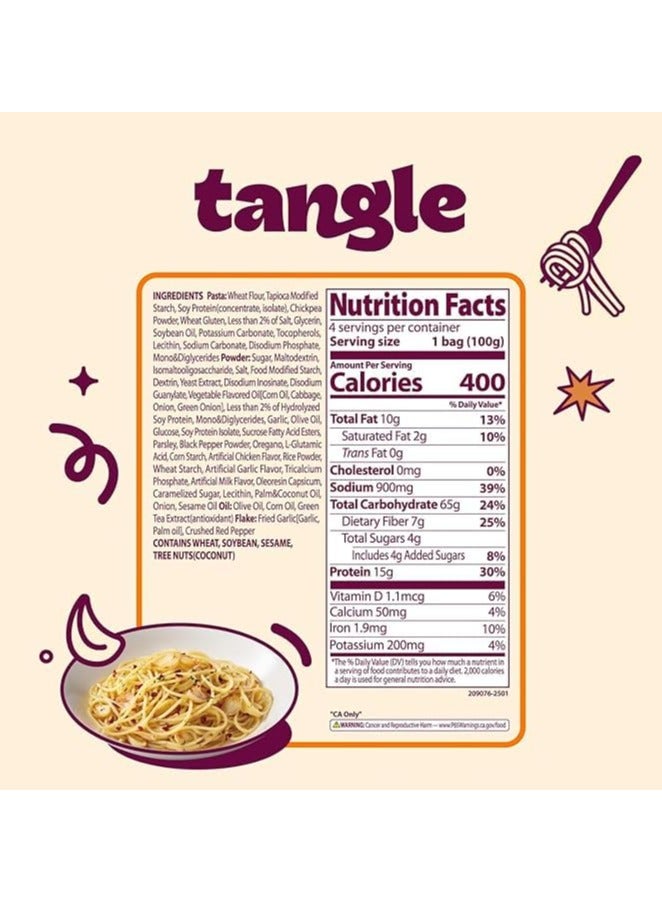 ساميانغ معكرونة زيت الثوم المتشابكة 4x100جم - Image 2