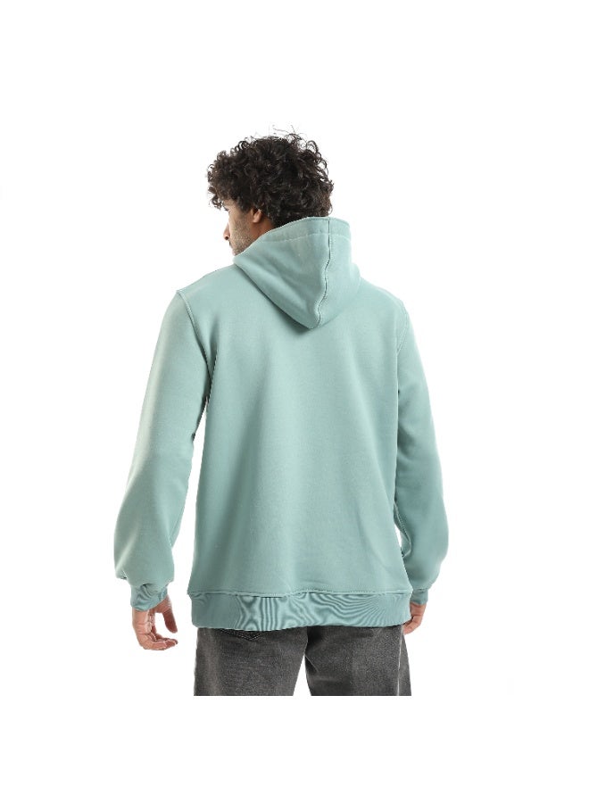 Caesar Men's oversized hoodie with hood and front pockets - Image 3