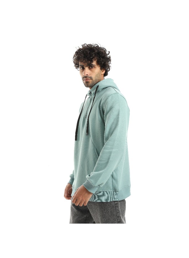 Caesar Men's oversized hoodie with hood and front pockets - Image 2