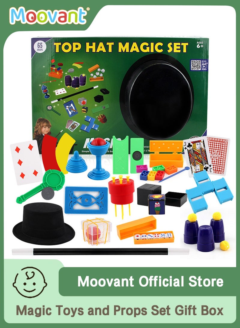 Moovant Magic Show for Kids, Children's Magic Performance Set with Magic Hat, Parent-Child Interactive Educational Magic Toy Gift Box for Aspiring Magicians Ages 6+ - Image 1