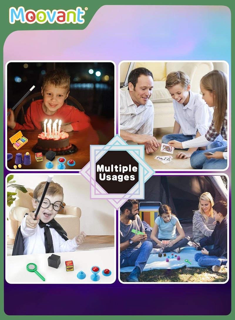 Moovant Magic Show for Kids, Children's Magic Performance Set with Magic Hat, Parent-Child Interactive Educational Magic Toy Gift Box for Aspiring Magicians Ages 6+ - Image 2