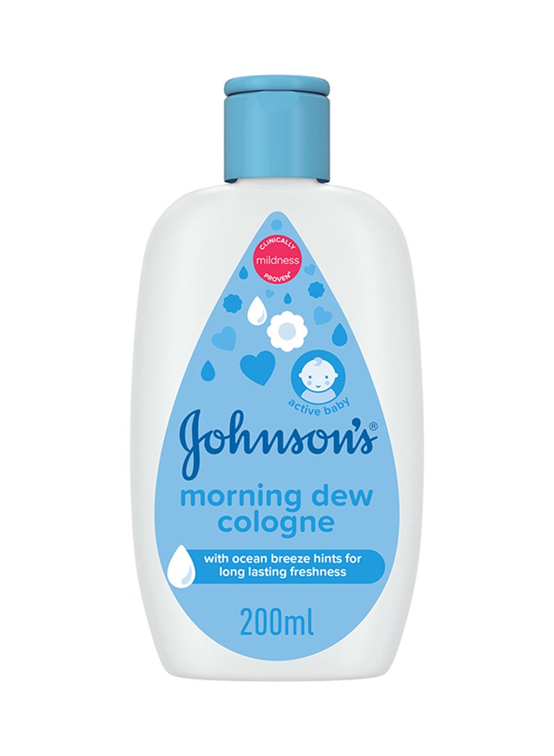Johnson's Baby Cologne Morning Dew, Gentle, Alcohol-Free, 200ml - Image 1