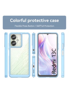 Fankalo Phone case for Xiaomi Redmi 13C 4G/ Redmi 13C 5G/ Xiaomi Poco C65 4G Clear Back Soft TPU Shockproof Bumper Protection Cover  - Image 2