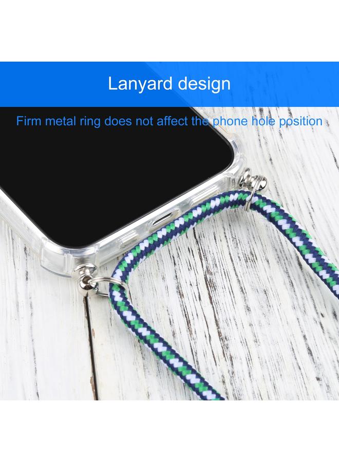 Zaboon Case For iPhone 13 Pro Four-corner Shockproof Transparent TPU Protective Case with Lanyard - Image 5