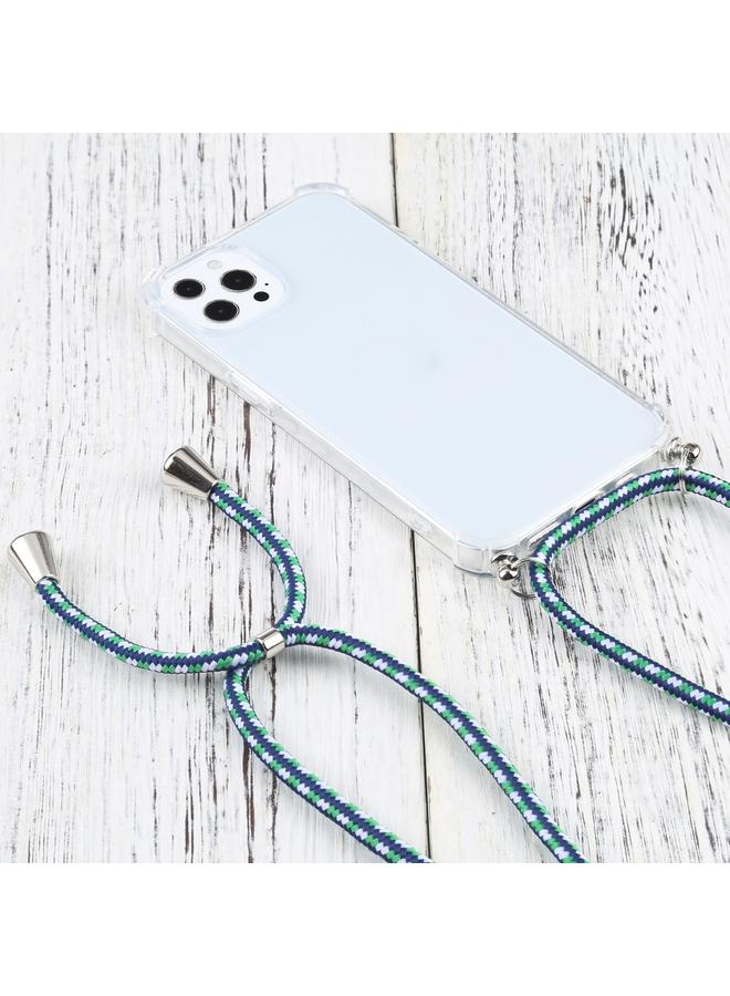 Zaboon Case For iPhone 13 Pro Four-corner Shockproof Transparent TPU Protective Case with Lanyard - Image 2