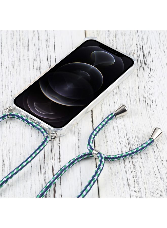 Zaboon Case For iPhone 13 Pro Four-corner Shockproof Transparent TPU Protective Case with Lanyard - Image 3