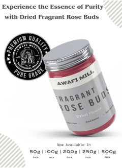 Awafi Mill Natural Fragrant Red Rose Buds - Aromatic Floral Delight  - Image 4