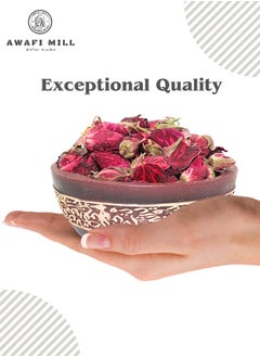 Awafi Mill Natural Fragrant Red Rose Buds - Aromatic Floral Delight  - Image 5