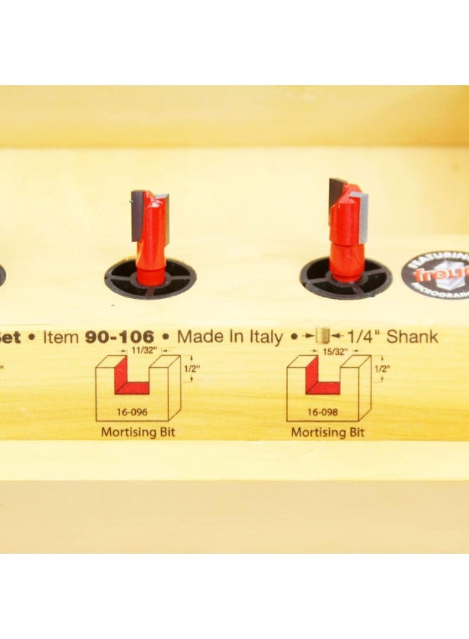 freud Freud 90-106: 4 Piece Undersized Plywood Bit Set (1/4" Shank)  - Image 4