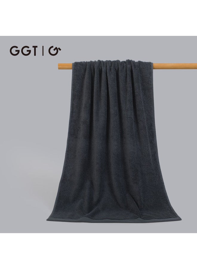Ggt Hotel Pure Cotton Bath Towel, Thick Large Wrap Towel, Home Use, Soft, Quick-drying, Absorbent, For Men And Women, All Cotton, Xiao Tan - Image 1