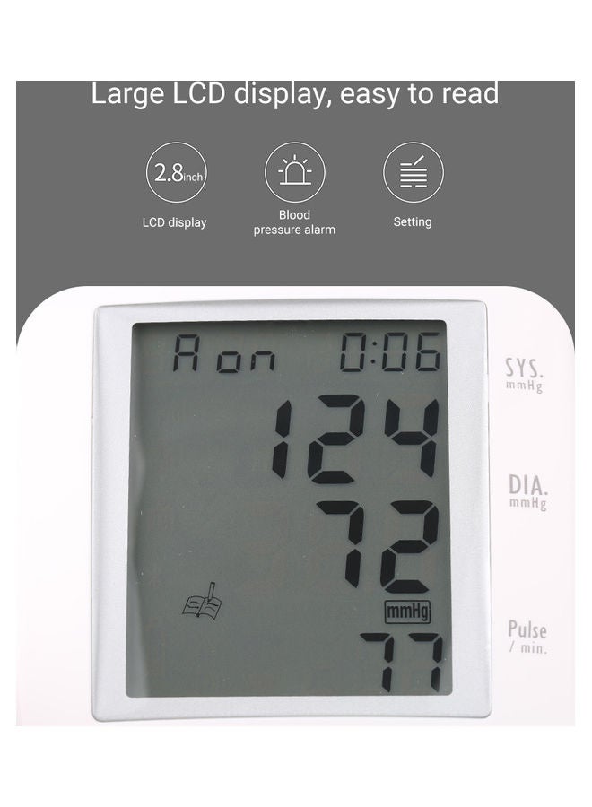 NIBEMINENT Automatic Portable Blood Pressure Monitor with LCD Display - Image 4