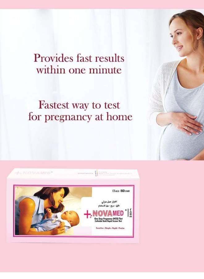 NOVAMED One Step Pregnancy (HCG) Test Kit - Image 2