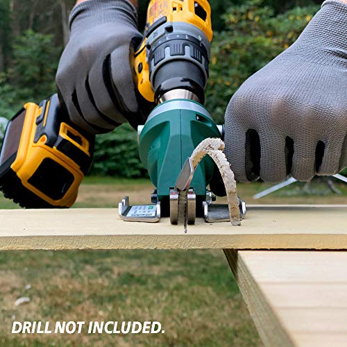 PacTool SS704 Snapper Shear Siding Pro - Siding Cutting Shear - Cordless Drill Attachment - Professional Power Tools - Image 5