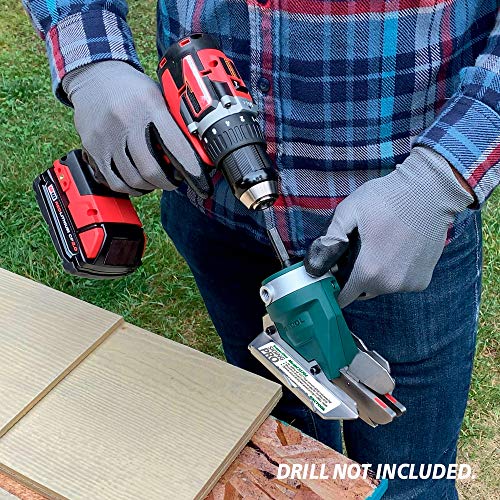 PacTool SS704 Snapper Shear Siding Pro - Siding Cutting Shear - Cordless Drill Attachment - Professional Power Tools - Image 2