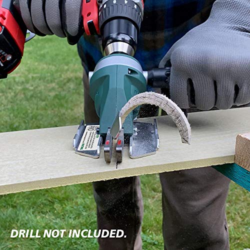 PacTool SS704 Snapper Shear Siding Pro - Siding Cutting Shear - Cordless Drill Attachment - Professional Power Tools - Image 3