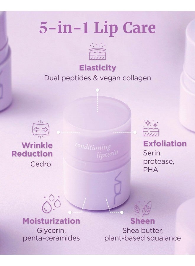 VDL Herbal Lipcerin (0.5Fl Oz) - Bergamot, Mallow Leaf, Sage. Long Term Moisturizing, Plumping, Conditioning Lip Gloss Balm. Korean Skin Care Sleeping Mask For Dry, Chapped Lips. - Image 3