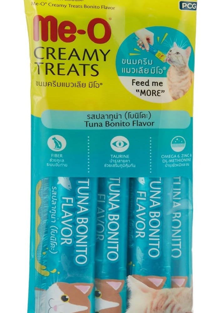 Me-O Creamy Treats Tuna Bonito Flavor for Cats - Image 1