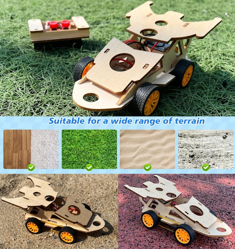 SCAEMO DIY RC Car Kit, Build Your Own Solar Car - Stem Projects for Kids Ages 8-12, Science Experiments for Kids 9-12, STEM Toys for 8 9 10 11 12 Year Old Boys Gifts - Image 2