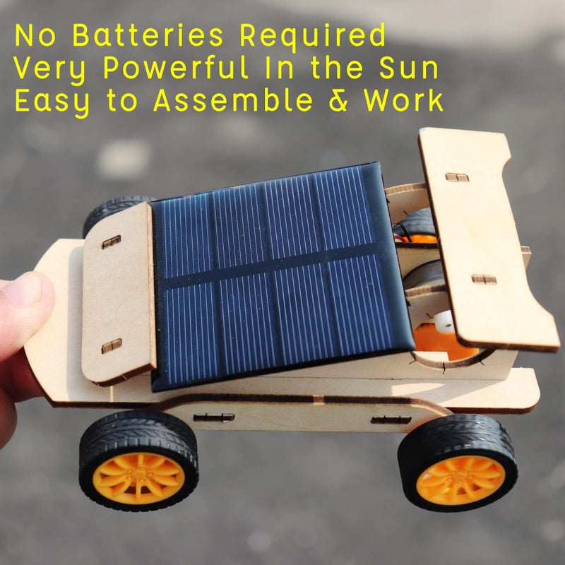 SCAEMO DIY RC Car Kit, Build Your Own Solar Car - Stem Projects for Kids Ages 8-12, Science Experiments for Kids 9-12, STEM Toys for 8 9 10 11 12 Year Old Boys Gifts - Image 4