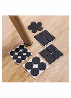 SYOSI Furniture Pads Anti Slip Rubber Pads Self Adhesive Furniture Grippers Non Slip Furniture Pads for Furniture Legs Anti Scratch Silicone Floor Protectors for Hardwood Floors 186Pcs  - Image 3