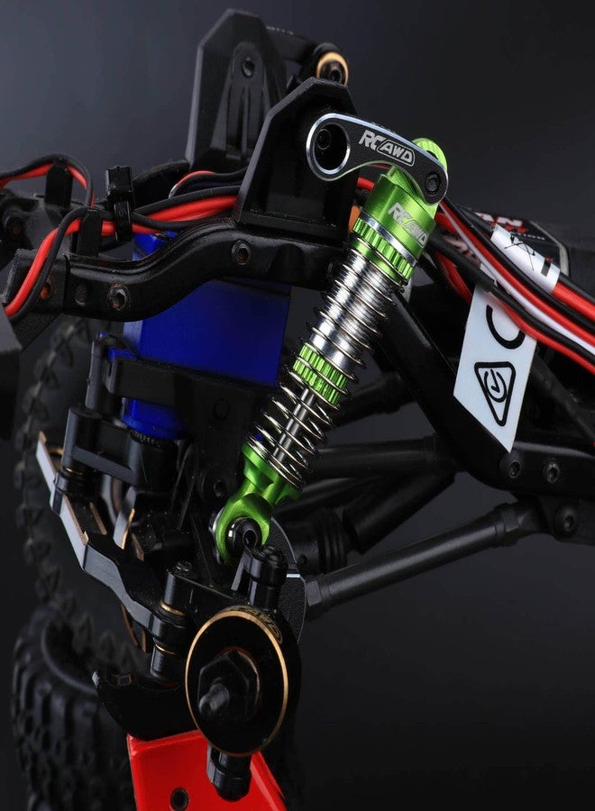 RCAWD TRX4M Lengthen 59mm & 3 Types of Hardness Springs Shock Absorbers Upgrades,for TRAXXAS Defender & for Bronco Front Rear RC Shocks Damper 1/18 Parts #9764#97054-1#97074-1 Green - Image 3