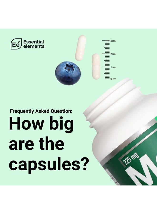 Essential Elements Magnesium Plus Zinc with Vitamin D3 | Scientifically Formulated Heart, Bone & Muscle Support | 225mg Triple-Strength Magnesium Complex with Glycinate, Malate, Citrate | 180 Count - Image 5