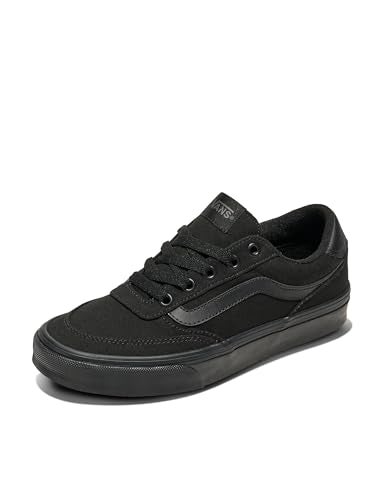Vans Women's Brooklyn LS Shoe | Low-Top Sneakers for Everyday Wear, Walking, Work & Fashion, Canvas Black/Black, 7.5 - Image 4