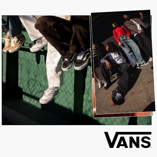 Vans Women's Brooklyn LS Shoe | Low-Top Sneakers for Everyday Wear, Walking, Work & Fashion, Canvas Black/Black, 7.5 - Image 3