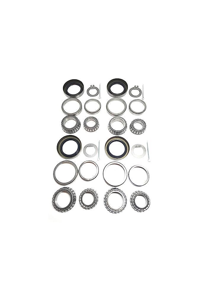 WESTERNPRIME Set of 4 WESTERNPRIME 3500 LB Trailer Tandem Axle Bearing Kits L68149 L44649 Grease Seal 1019 ID 1719 for 84 Spindle - Image 3