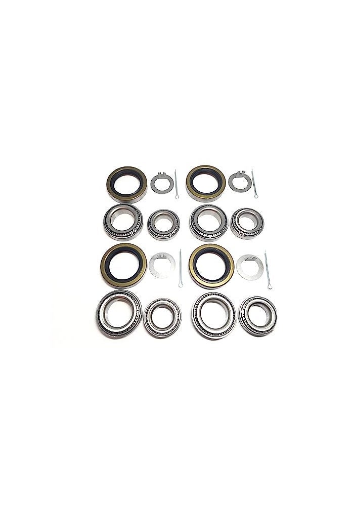 WESTERNPRIME Set of 4 WESTERNPRIME 3500 LB Trailer Tandem Axle Bearing Kits L68149 L44649 Grease Seal 1019 ID 1719 for 84 Spindle - Image 5