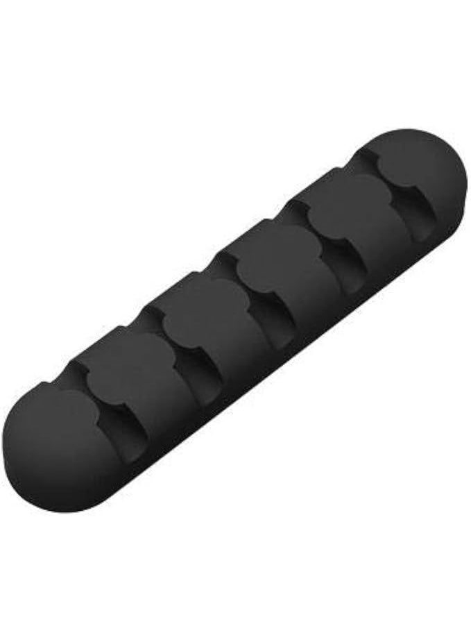 1 Piece Adhesive Silicone Cable Organizer – Self-Adhesive Cable Management Winder for Earphones, Charging Cords, USB Wires, and Mouse Cable Holder Clip for Desk and Home Use - Image 1