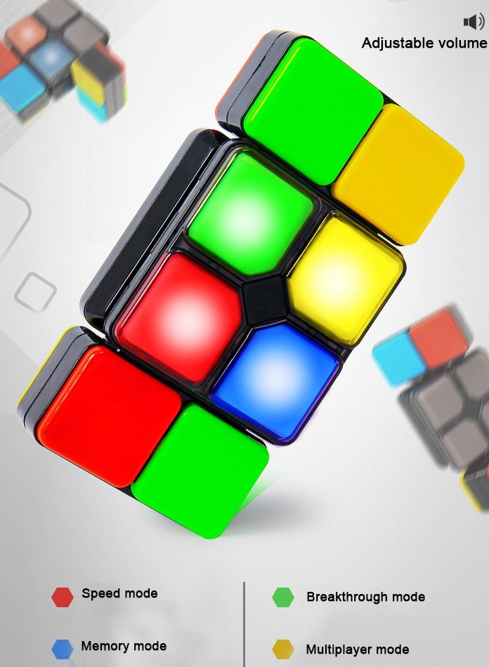 Handheld Memory Game Cube Changeable Puzzle Stress Cube Puzzle Toy Magic Cube Music Electronic Toy - Image 2