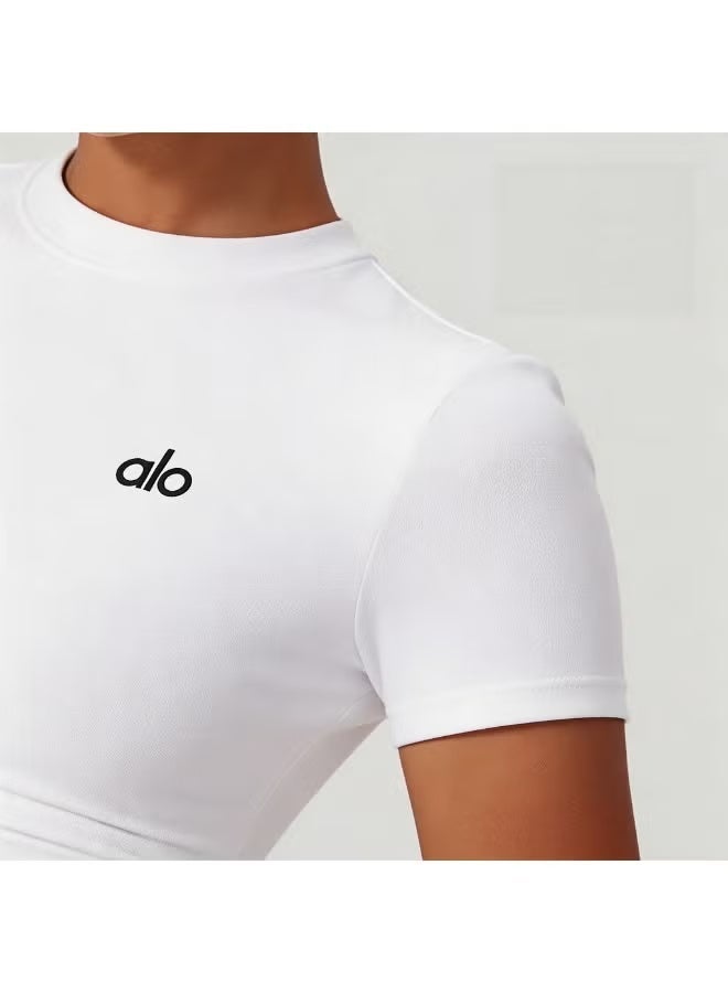 Alo Yoga ALO Lady Sports Short Sleeve Quick Drying - Image 3