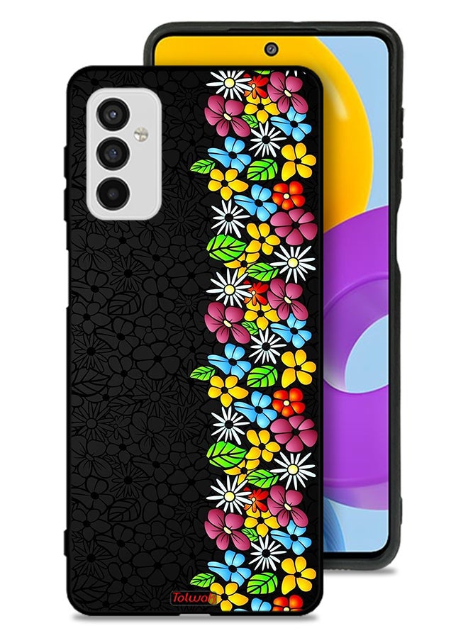 Tolwak Samsung Galaxy M52 5G Protective Case Cover Flowers Line - Image 1