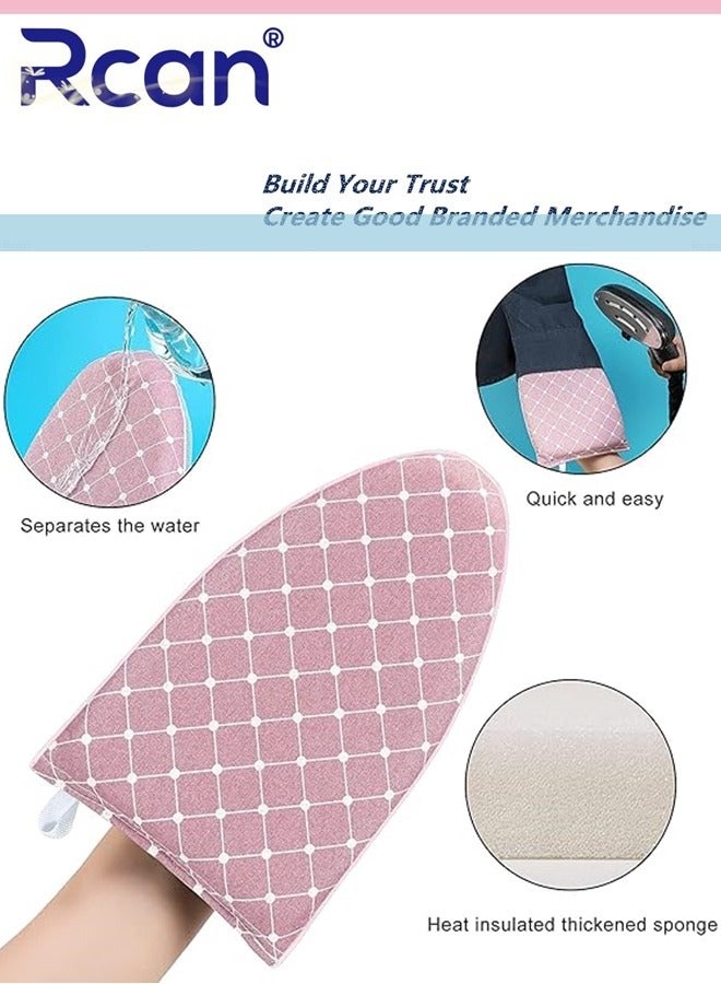 Rcan Garment Steamer Ironing Glove, Waterproof Anti Steam Mitt with Finger Loop, Heat Resistant Gloves for Clothes Steamers, Handheld Complete Care Protective Garment Steaming Mitt - Image 4