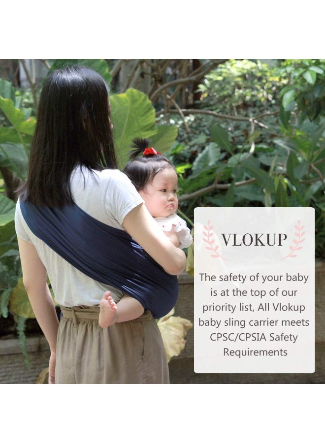 Vlokup حامل حلقة الماء للأطفال من فلوكوب | لفافة أطفال خفيفة الوزن وقابلة للتنفس من الشبك للأطفال، حديثي الولادة، الأطفال الصغار | مثالي للصيف، السباحة، المسبح، الشاطئ | رائع أيضاً للأب باللون الأزرق - Image 4