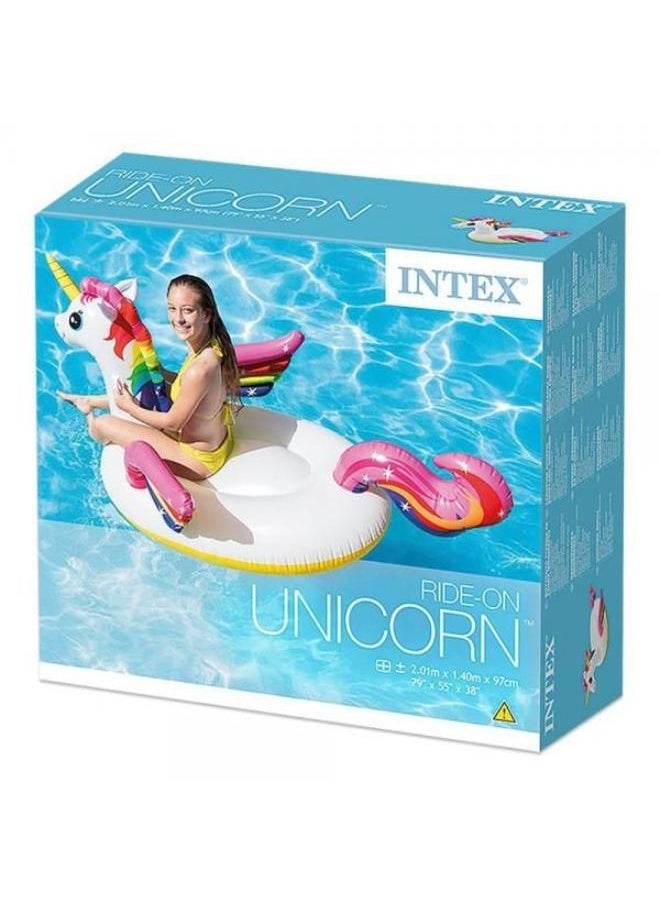 INTEX Inflatable Unicorn Ride-On Float  - Image 4