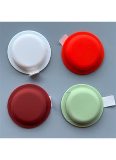 Applicable To For Apple Airtags Protective Case Airtgas Silicone Four-in-one Positioning Tracker Protective Soft Case-Color:Red + Grass Green + Brown Red + White-Applicable Model:For Apple Airtags
