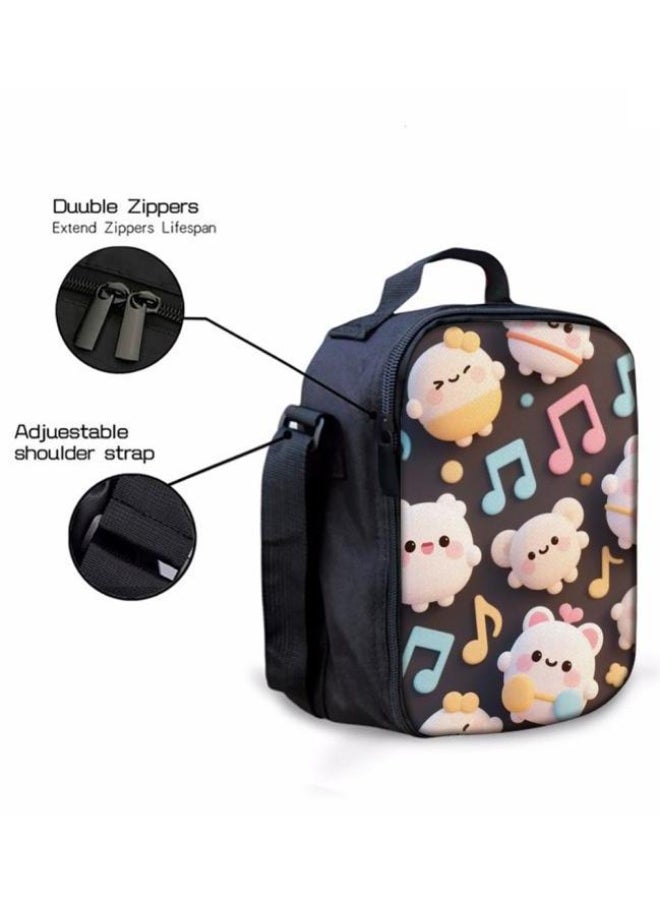 Generic - Cute cartoon print, three-piece practical bag combination (available for students, children, friends on outings, mountain climbing, etc.) - 437 - Image 1