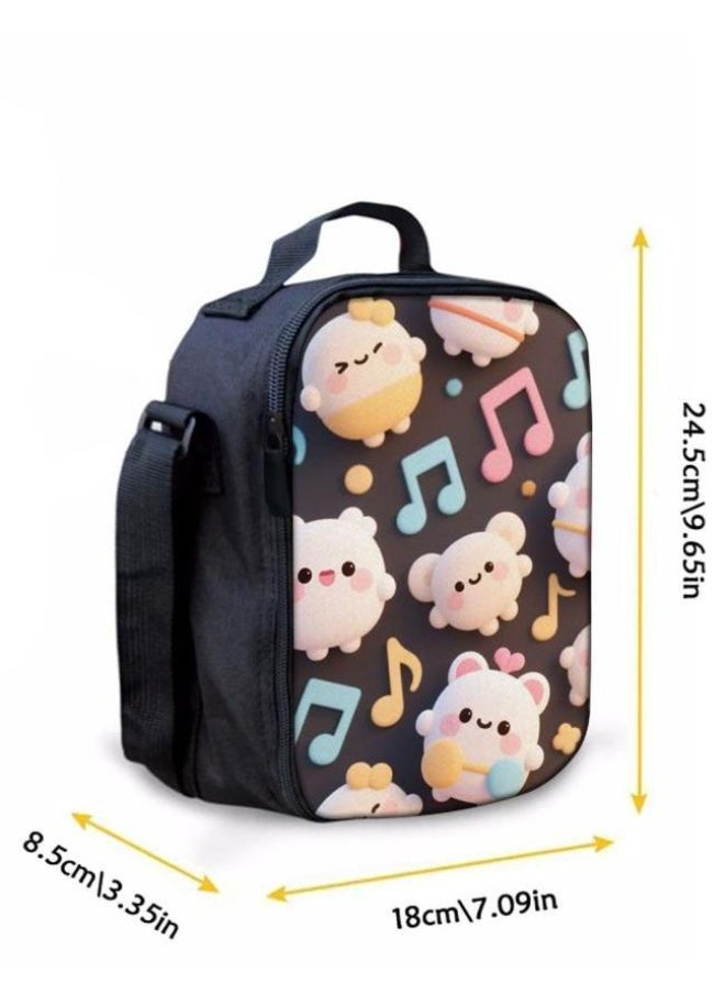 Generic - Cute cartoon print, three-piece practical bag combination (available for students, children, friends on outings, mountain climbing, etc.) - 437 - Image 1