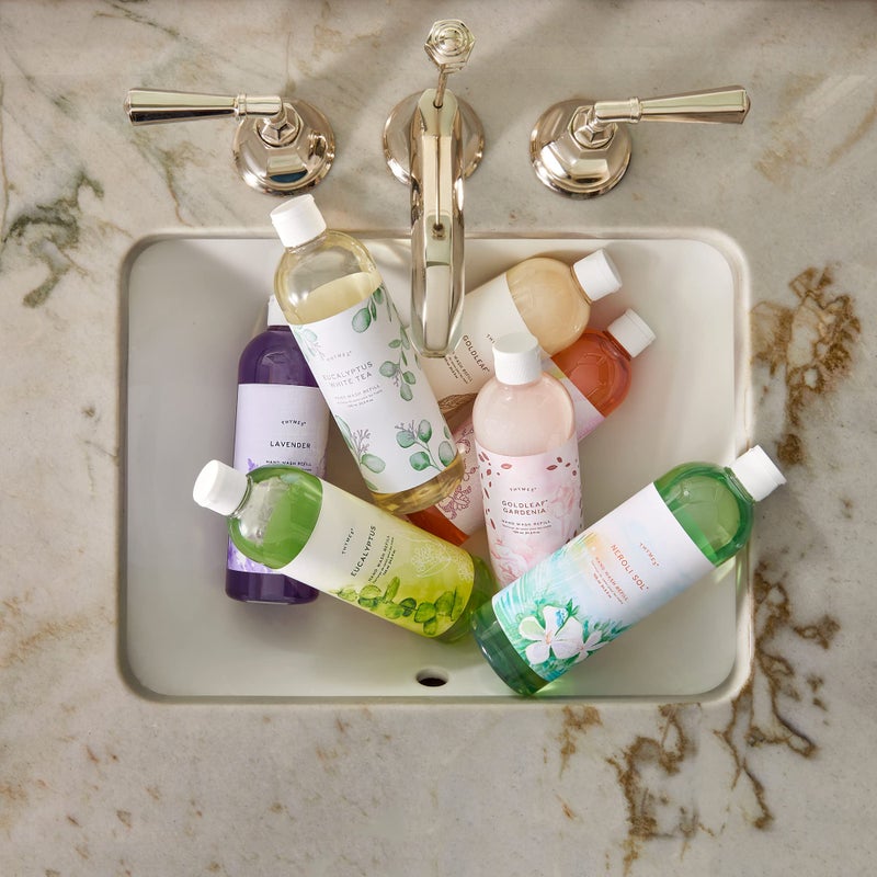Thymes Hand Wash Refill - Lightly Scented Liquid Hand Soap for Bathroom and Kitchen Refill - Moisturizing Formula with Natural Ingredients (Magnolia Willow, 24.5 fl oz) - Image 5