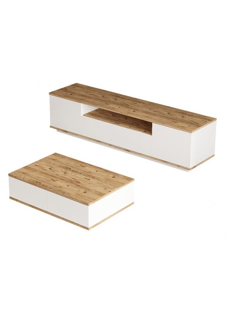 Craft Homz - Coffee table set with TV table - CHSET001 - Image 1