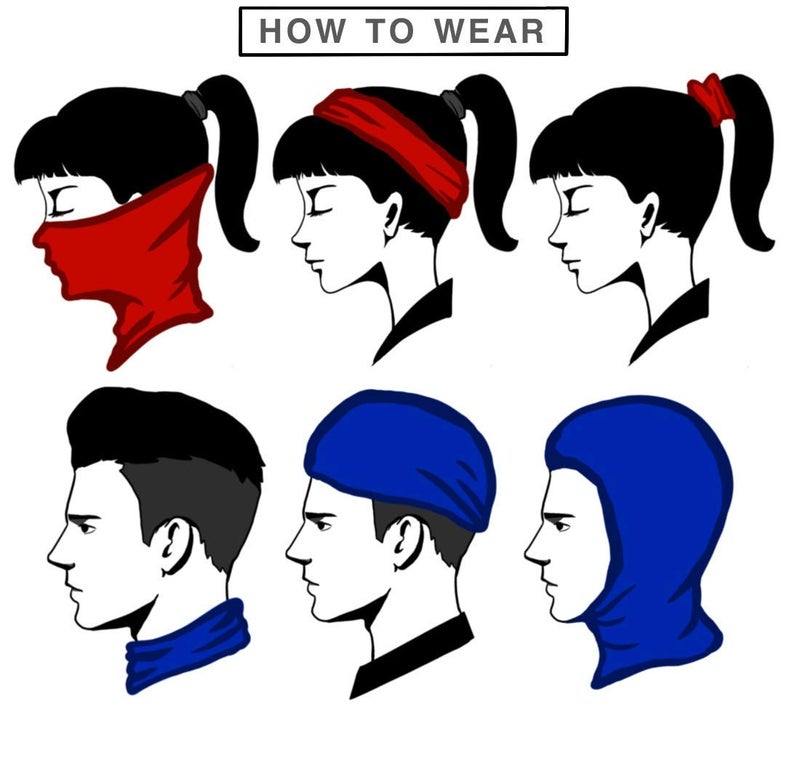 VCZUIUC Headwear Bandana Head Wrap Face Scarf Mask Neck Warmer Balaclava for Sports (One Size, 9PCS Paisley) - Image 3