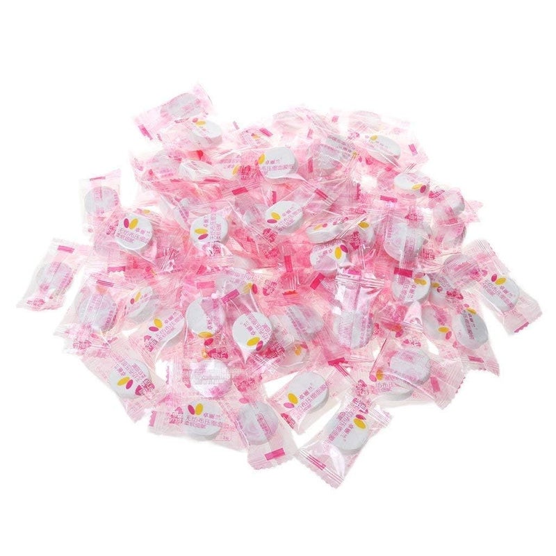 URBAN BOX Compressed Facial Mask Tablets Disposable Paper Natural Cotton Skin Care Masks Home Diy Makeup Beauty for Women Girls Cosmetic Facial Paper Sheet Eye Nose Face Sheet PACK OF 100 - Image 1