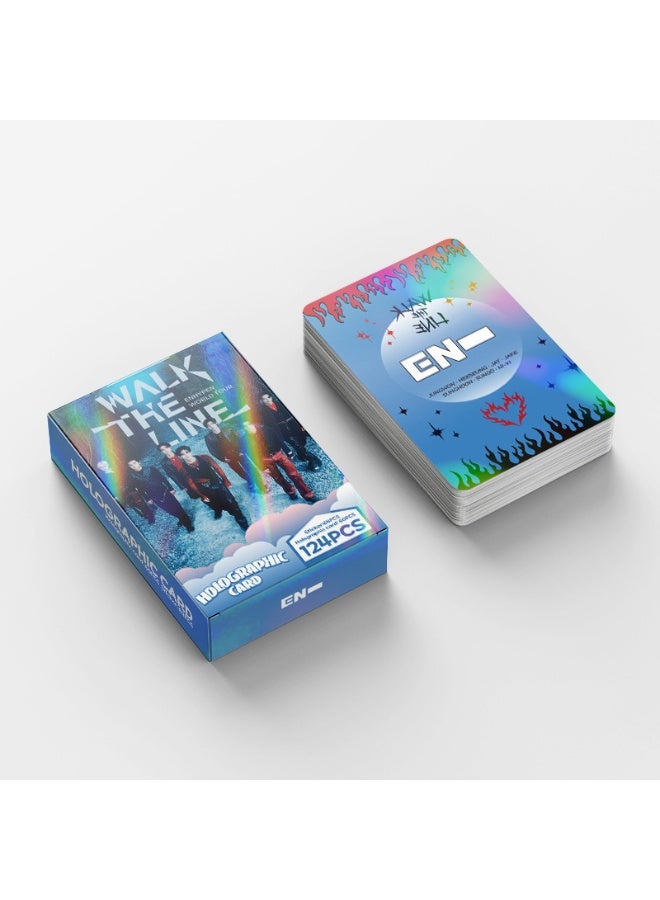 NIBEMINENT 124 قطعة بطاقات لومي كيبوب ENHYPEN لهدايا مجموعة المعجبين - Image 2