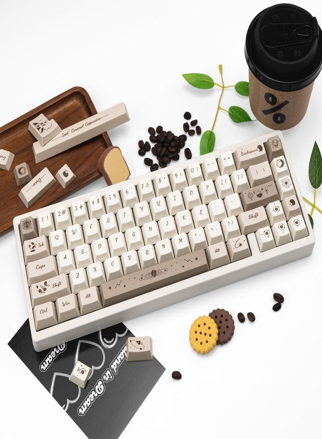 TIMSEKER 146 Keys Milky White Keycaps, Thick Dye Sub PBT Keycaps Set, Cherry Profile, Dye Sublimation Process, for ANSI/ISO Layout Cherry Mx Switches Mechanical Creamy Keyboard - Image 5